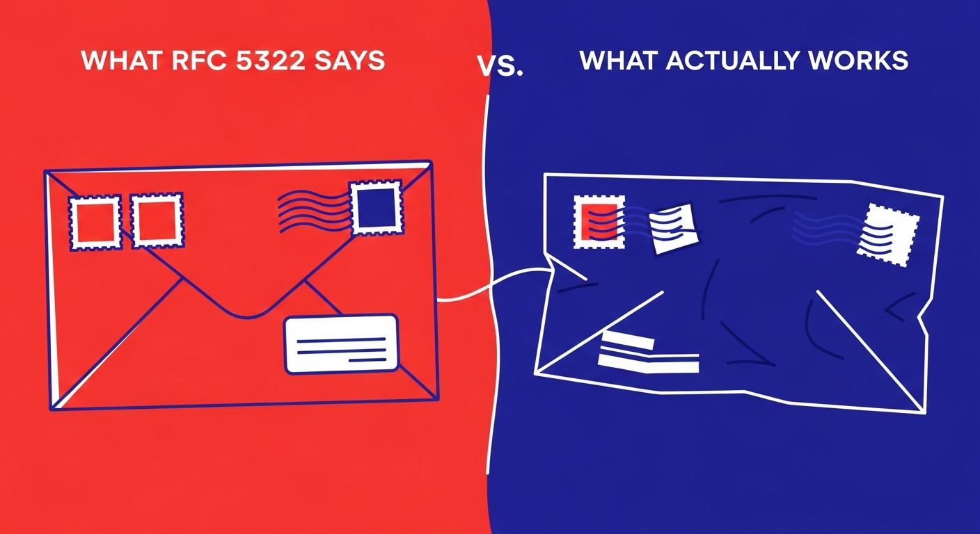 What RFC 5322 Says vs. What Actually Works - Suped