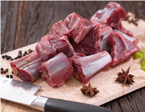 Goat, curry cut on bone