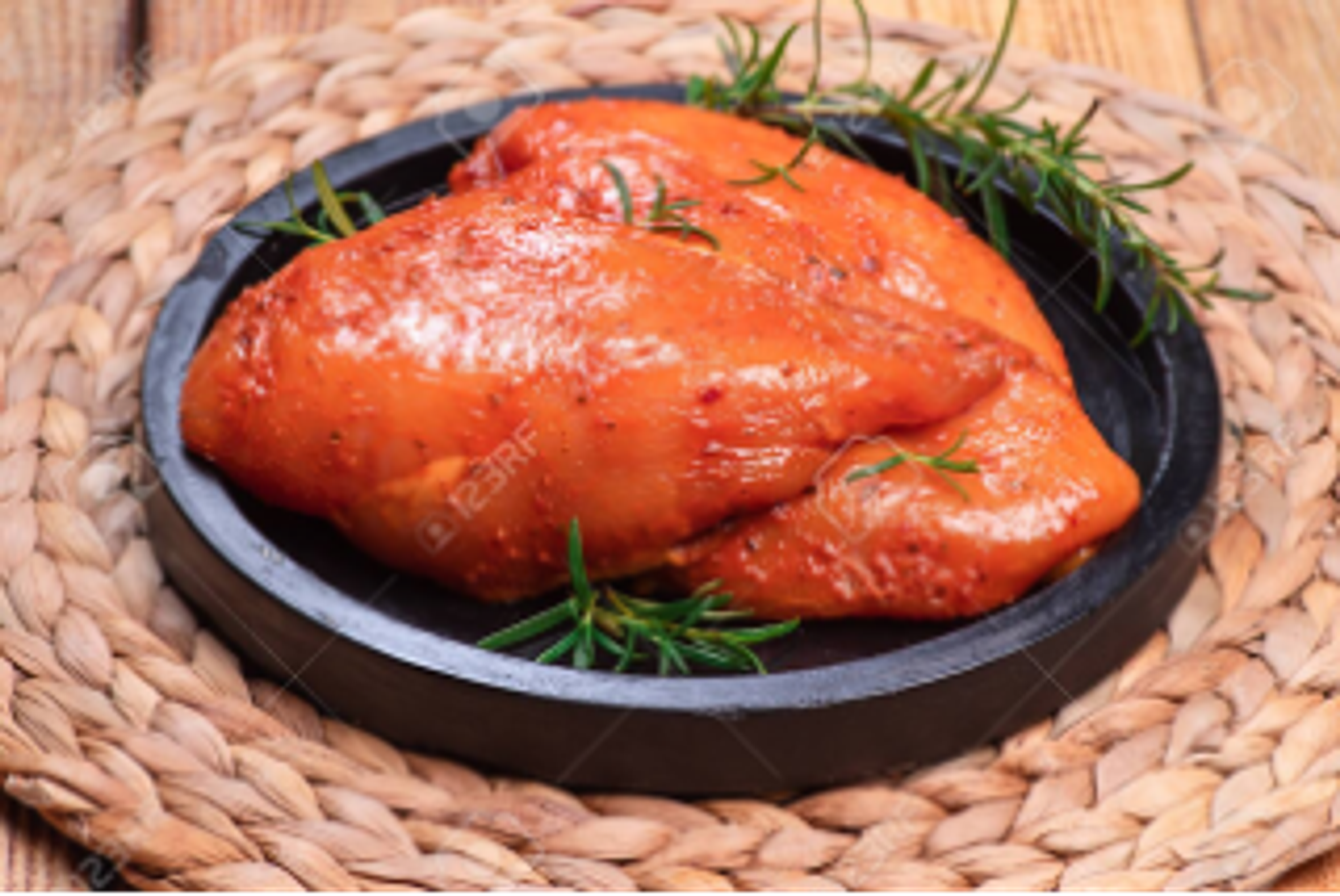 Marinated breast fillets