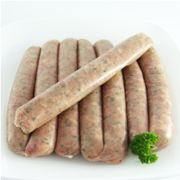 Herb & garlic sausages