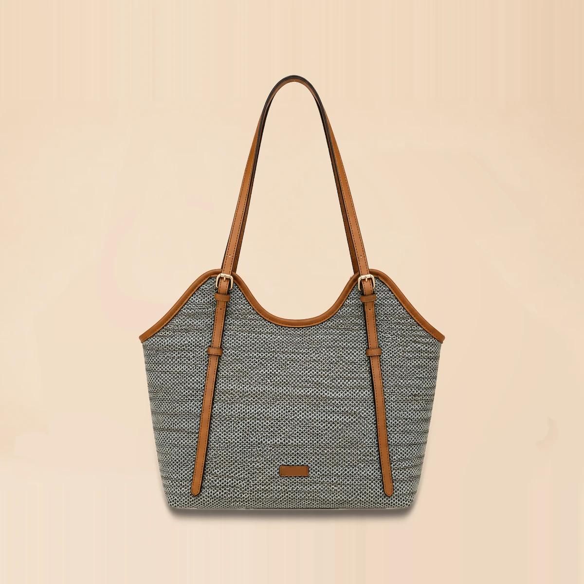 BreezeKnit Woven Shopper Tote | OEM Private Label Factory — image 1