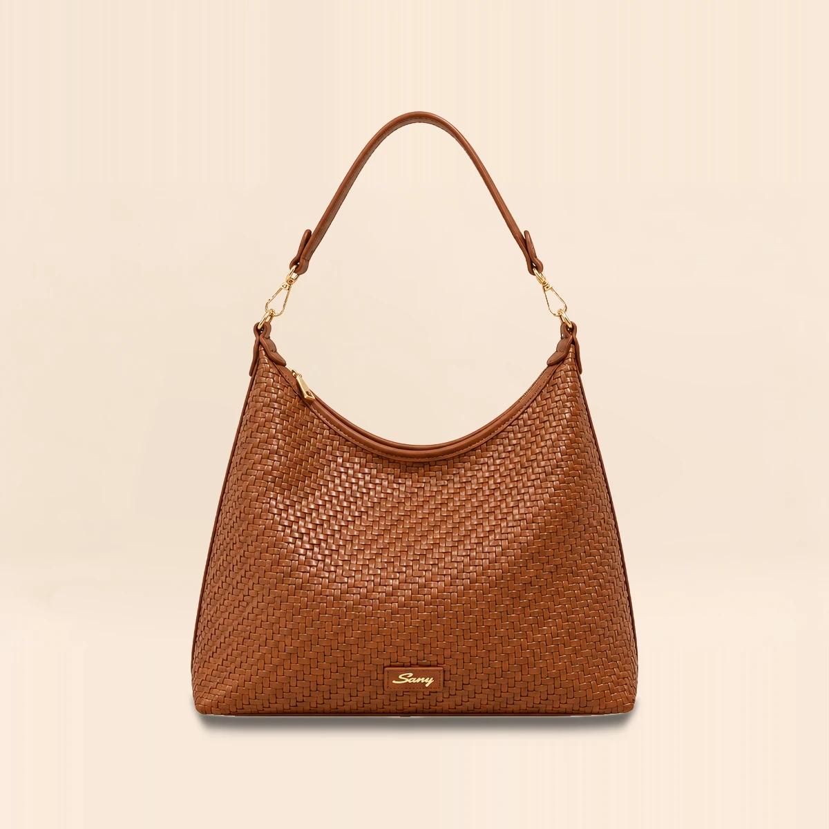 Quiet Luxury Embossed PU Hobo Bag | OEM Handbag Manufacturer — image 1