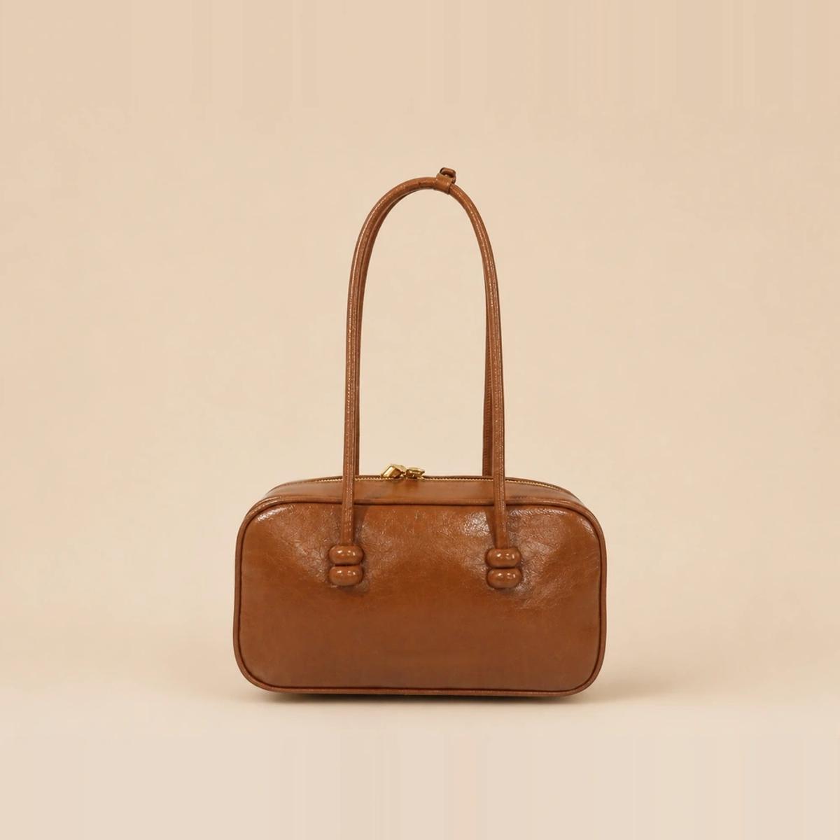 Glossy PU Baguette Shoulder Bag OEM Factory Direct Supply — image 1
