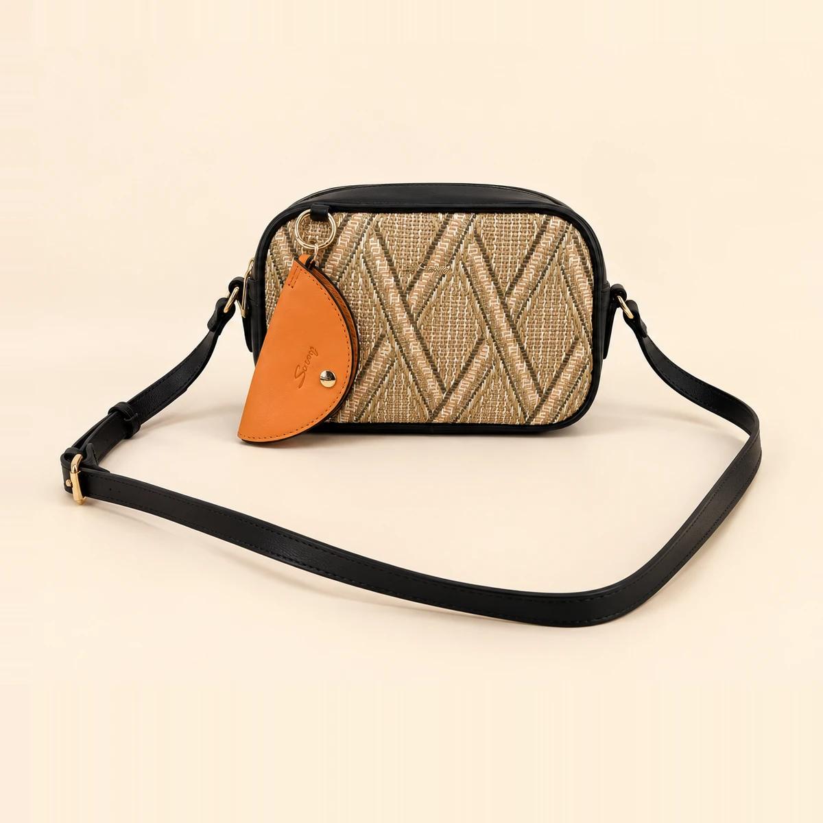 Natural Woven PP Straw Crossbody Bag | Custom Handbag Manufacturer — image 1