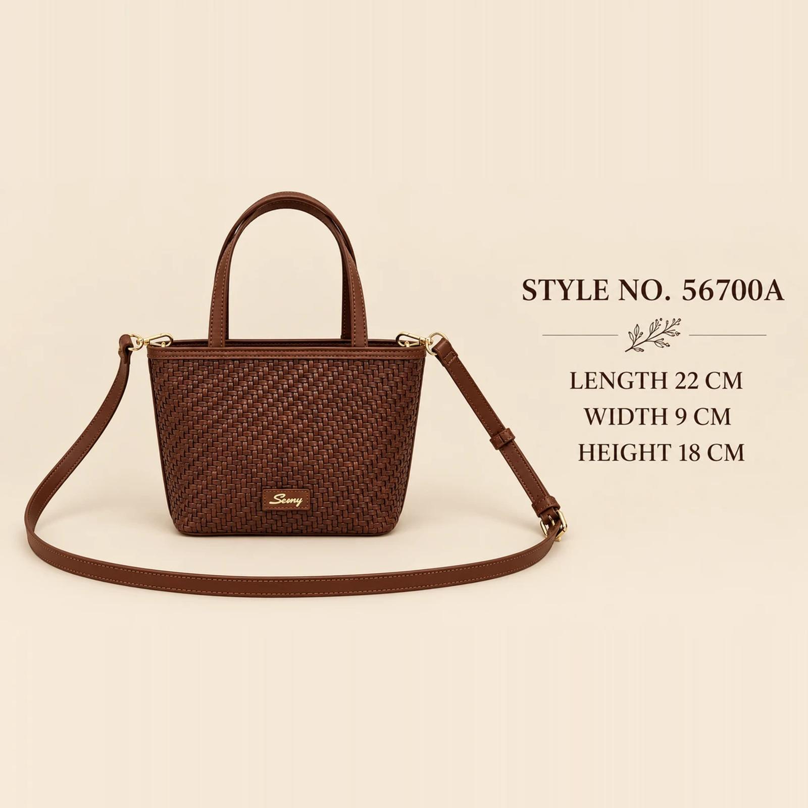Quiet Luxury Embossed PU Bucket Bag | OEM Handbag Manufacturer thumbnail 2