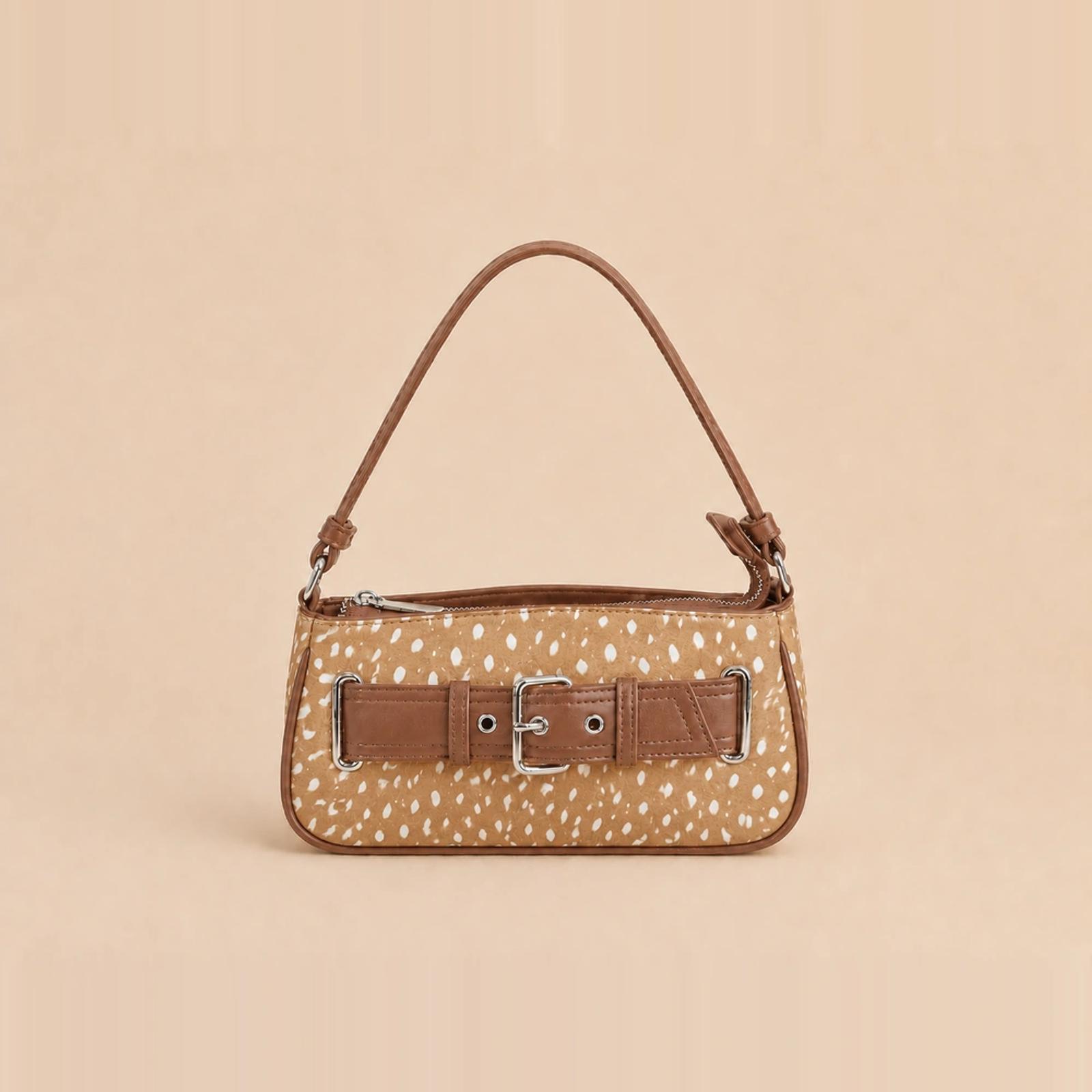 Leopard Print PU Baguette Shoulder Bag OEM Private Label Factory thumbnail 4