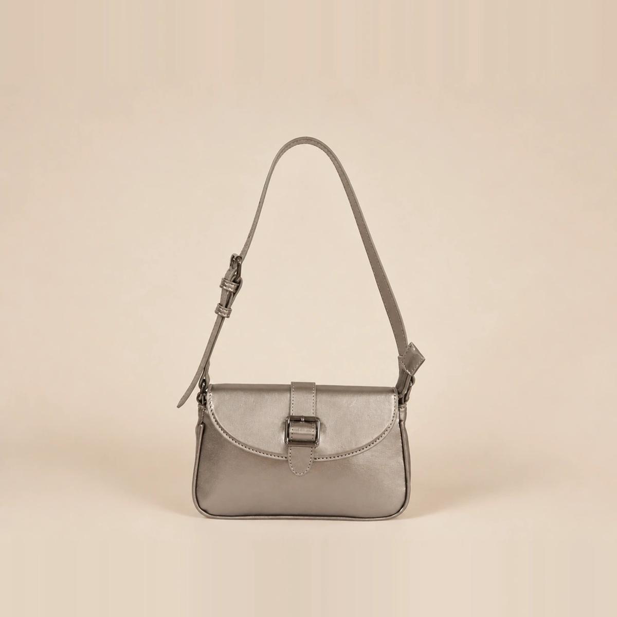 Metallic PU Baguette Shoulder Bag | Custom OEM Private Label Maker — image 1