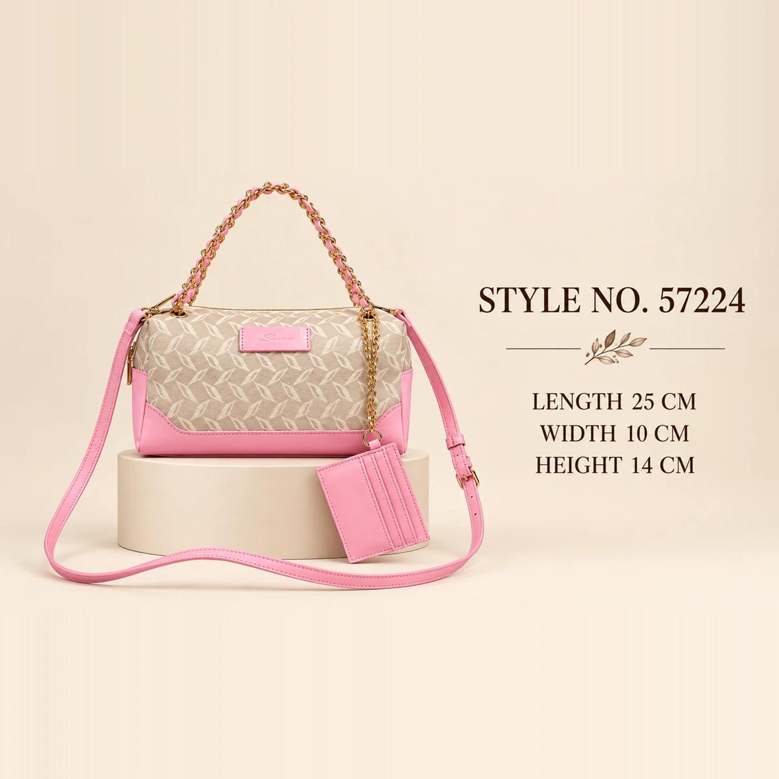 Sweet Resort Style Monogram PU Crossbody Bag | OEM Manufacturer thumbnail 2