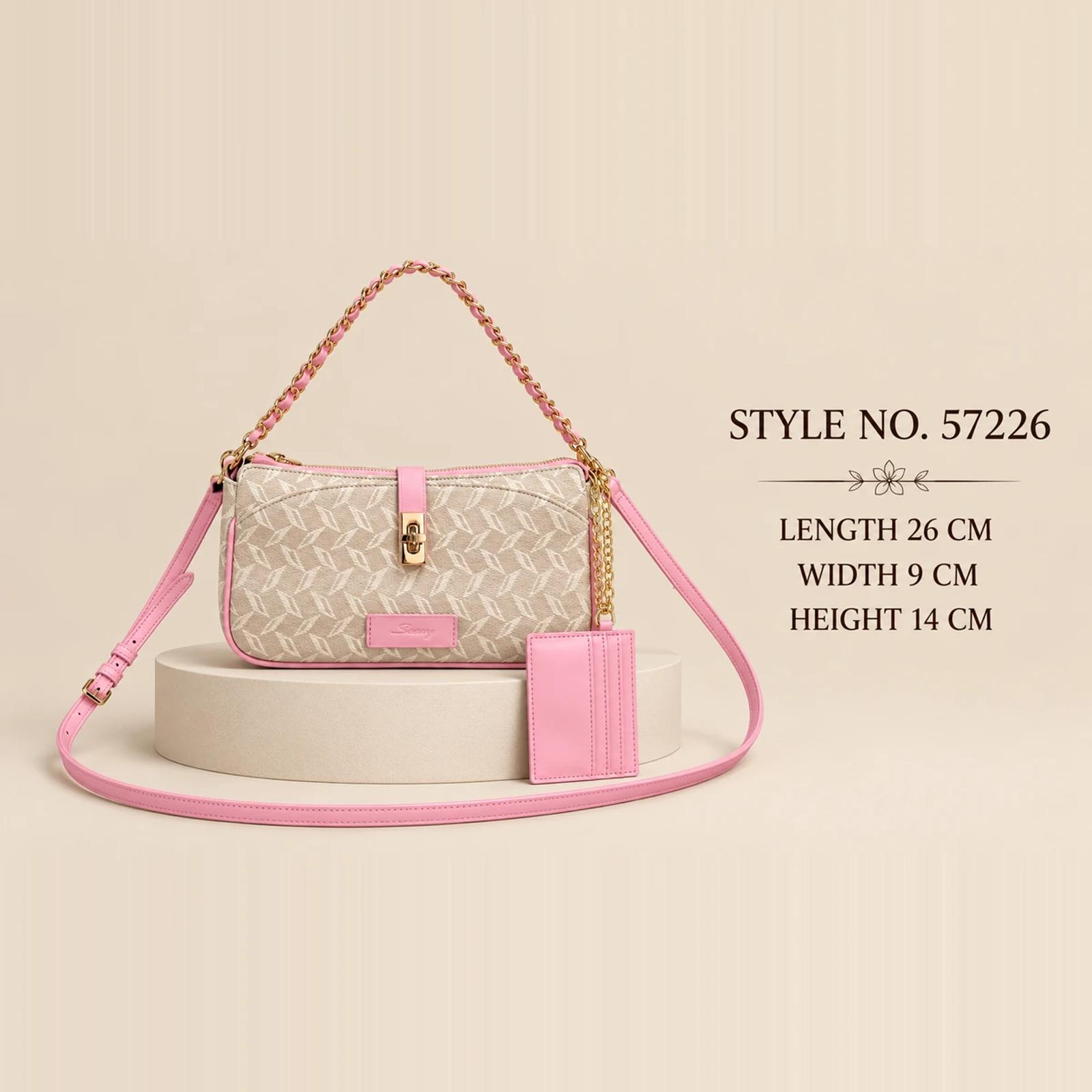 Sweet Resort Style Monogram PU Crossbody Bag | OEM Manufacturer thumbnail 2