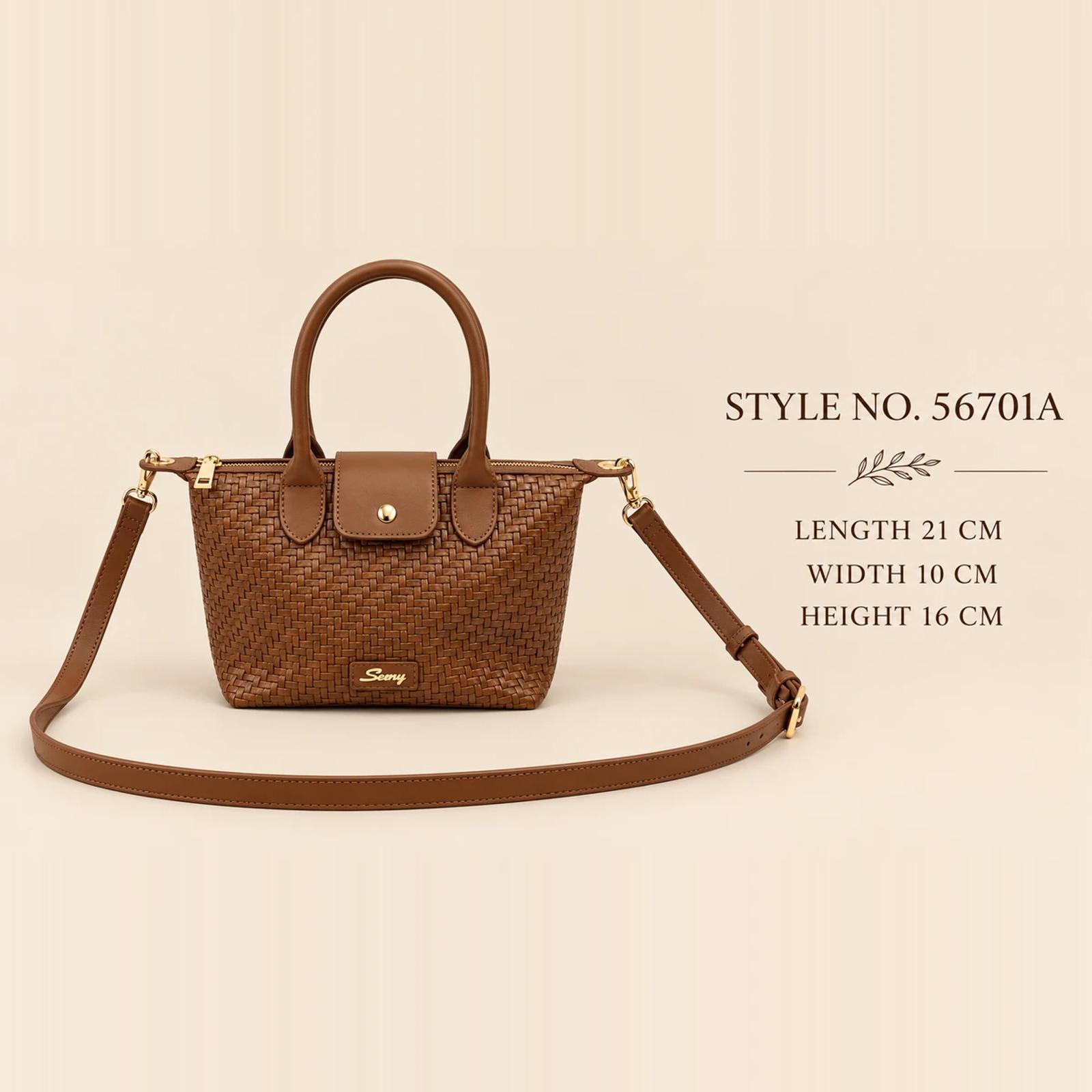 Quiet Luxury Embossed PU Mini Tote Bag | OEM Handbag Manufacturer thumbnail 2