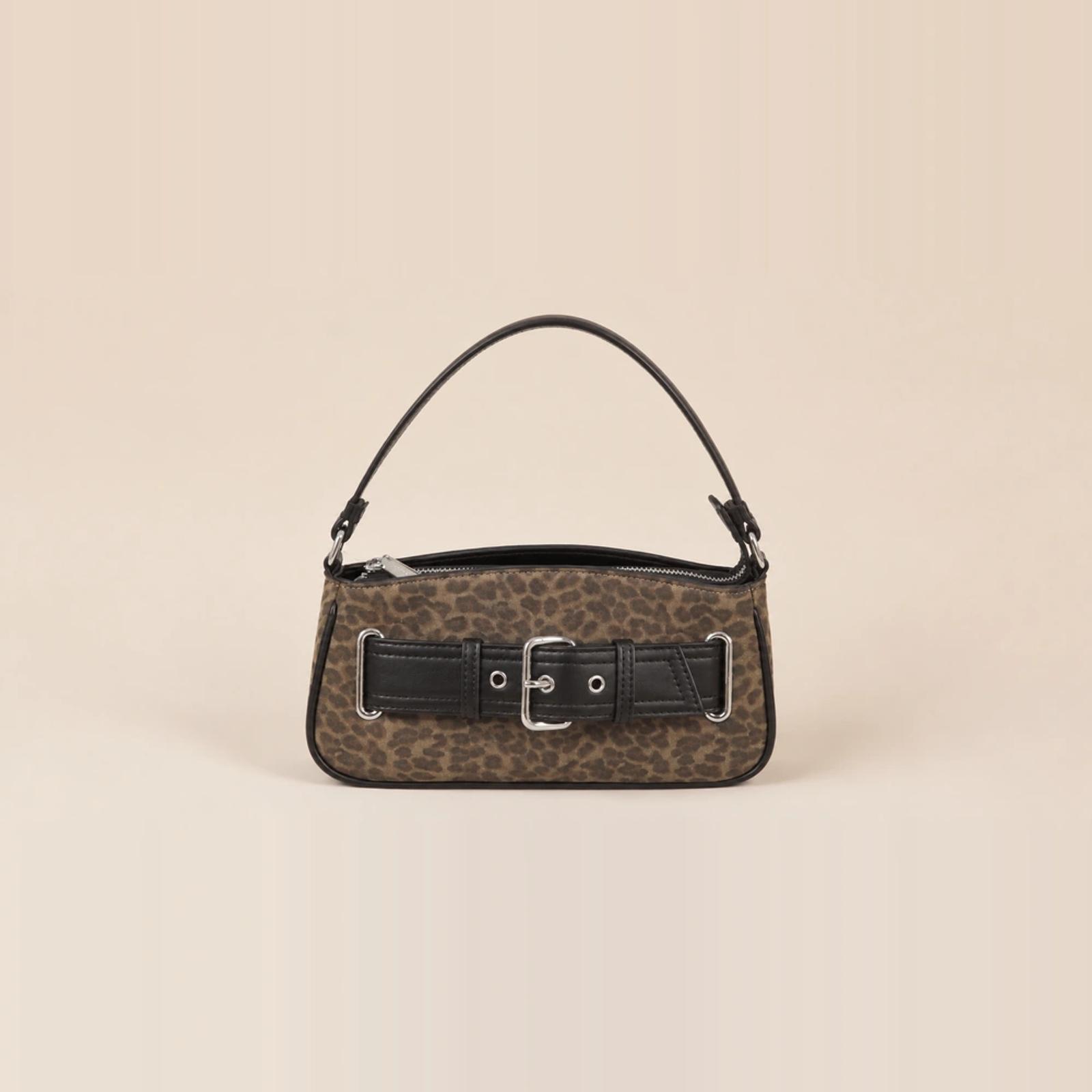 Leopard Print PU Baguette Shoulder Bag OEM Private Label Factory thumbnail 2