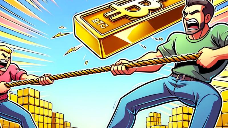 Bitcoin Falters as Gold Outshines in Debasement Trade: A Two-Year Low for BTC