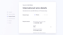 [object Object] Announcing faster, better international wires*