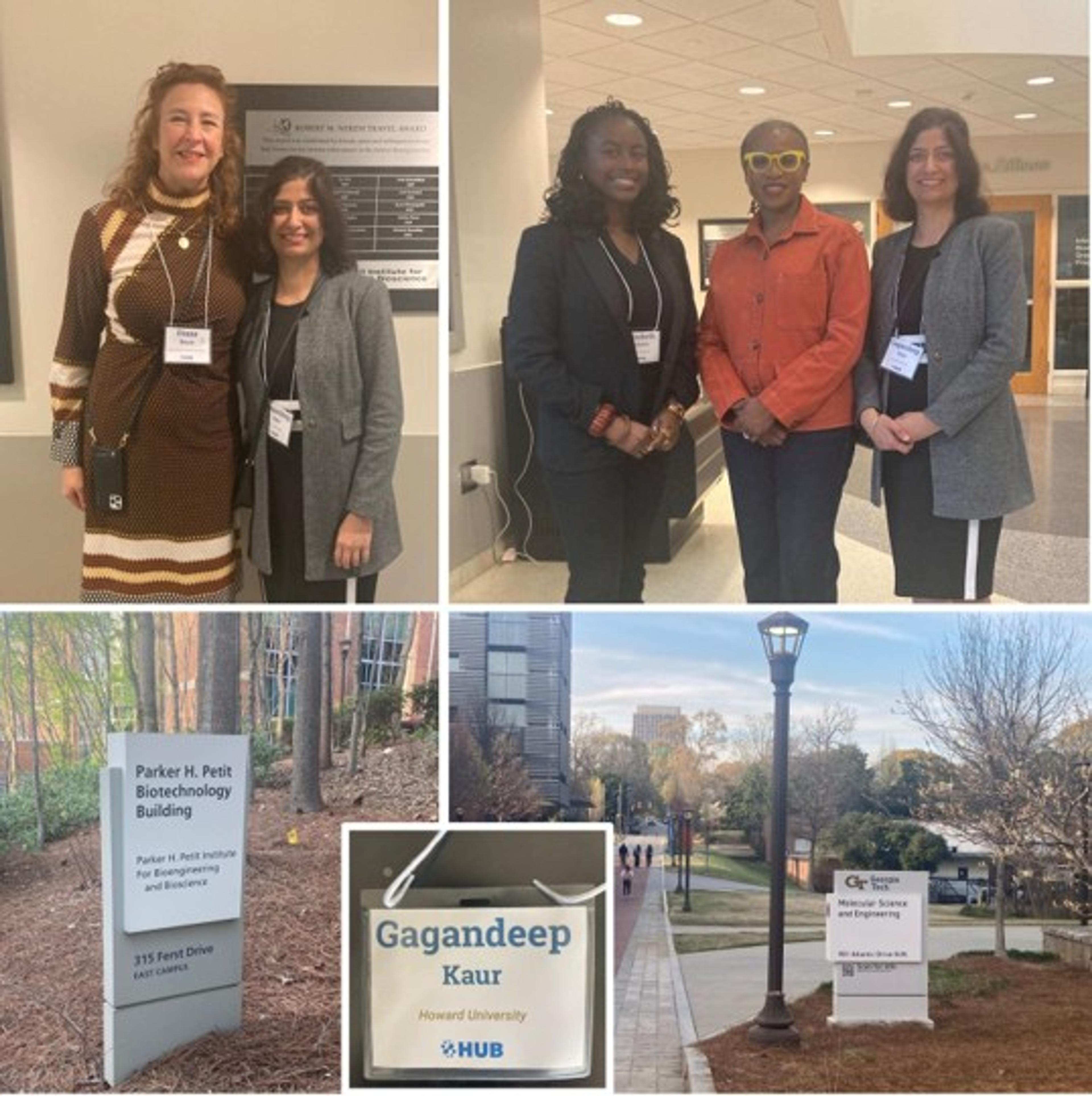 Dr. Kaur and Elizabeth Roberts (undergraduate research student) attended the Humanity Unlocking Biomaterials (HUB) annual Meeting