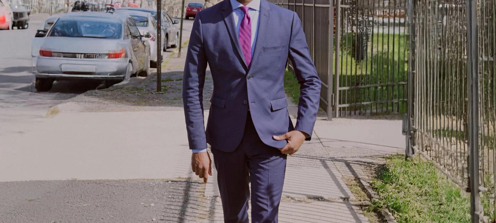 Personal injury lawyer and client smiling after a successful meeting