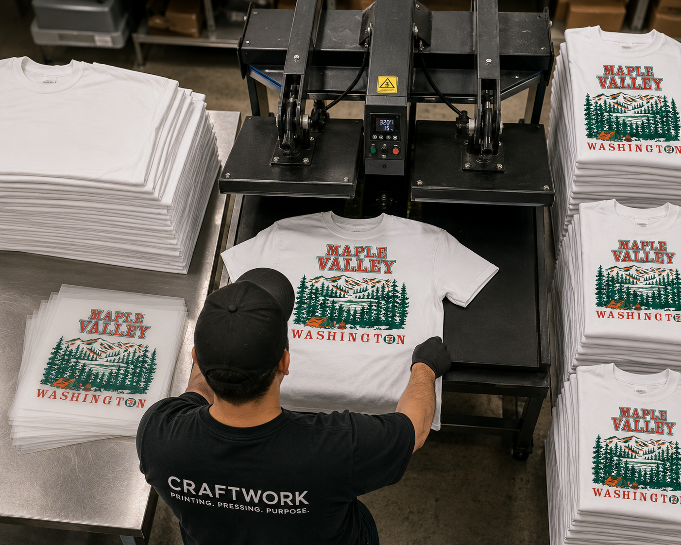 Mass Promotional Goods + Sales Team Fulfillment: High-volume apparel production
