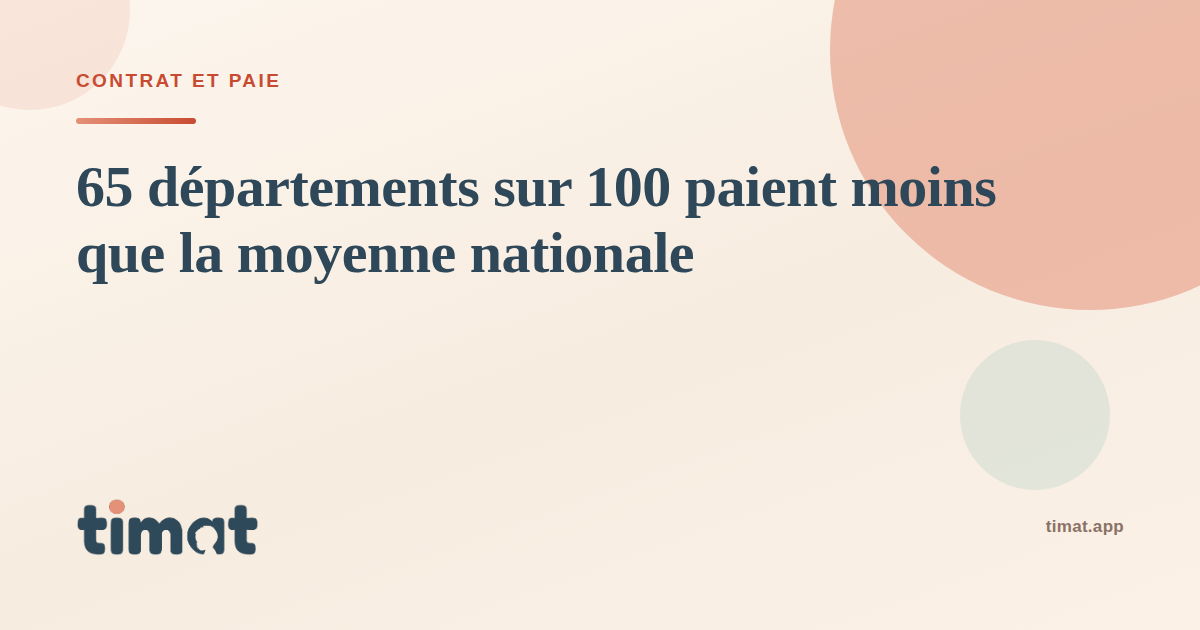 65 départements sur 100 paient moins que la moyenne nationale