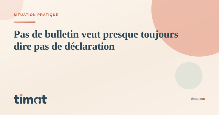 L’absence de bulletin de salaire signale presque toujours une déclaration Pajemploi non faite