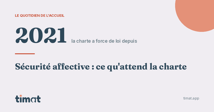 La charte nationale pour l'accueil du jeune enfant a force de loi depuis 2021
