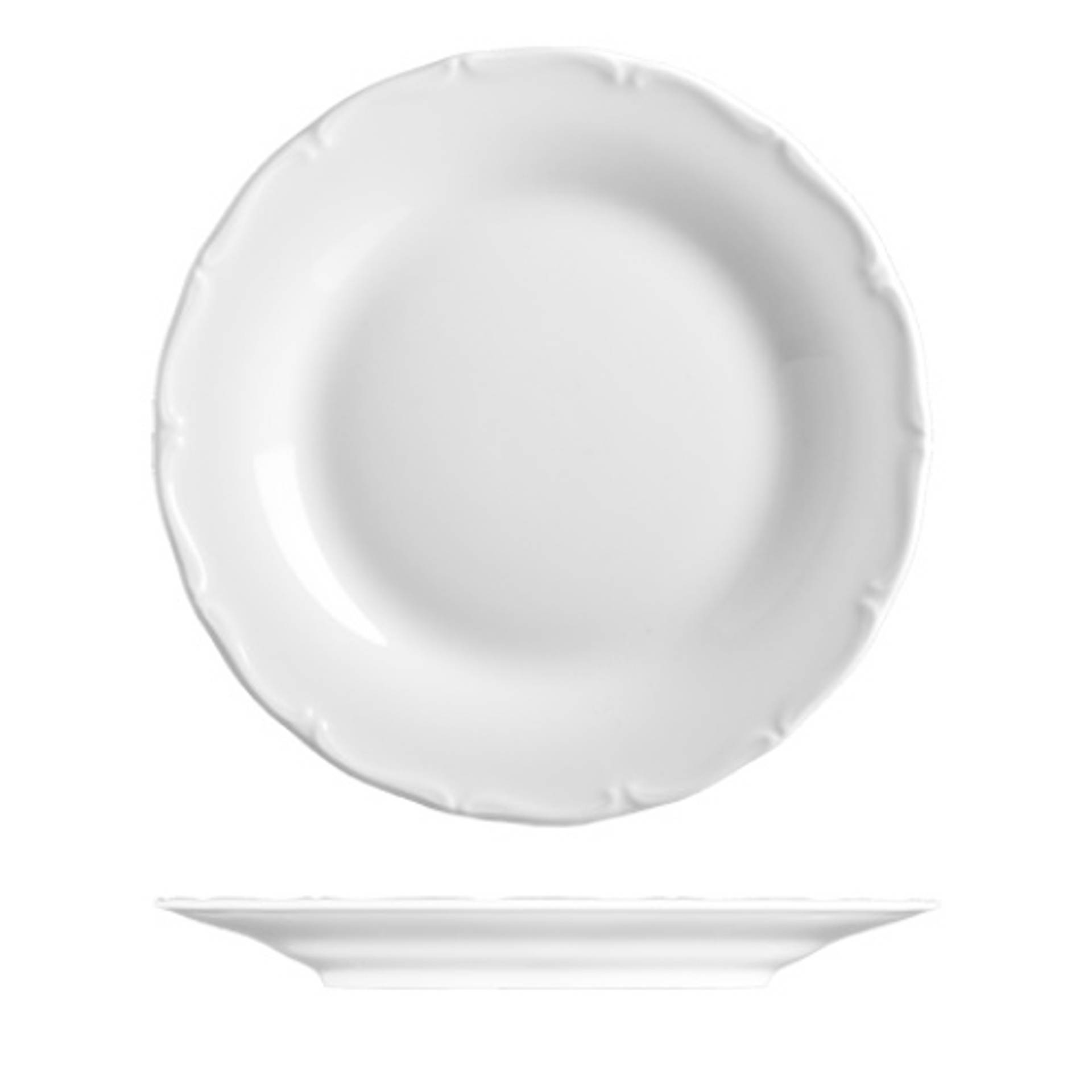 Tallrik flat, ⌀17 cm