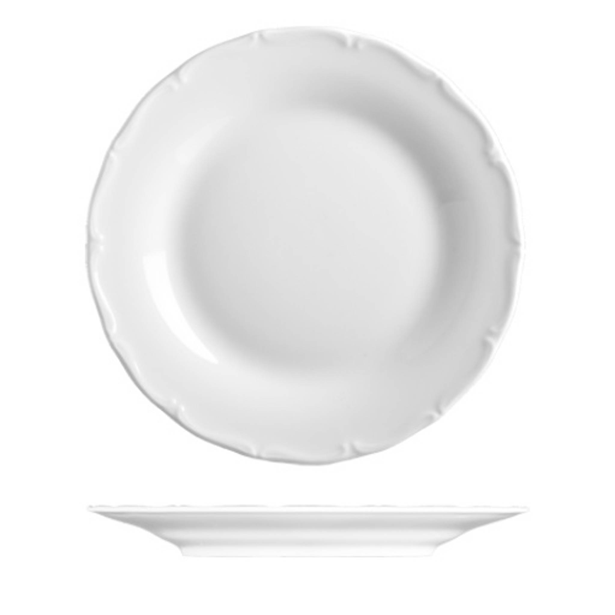 Tallrik flat, ⌀19 cm