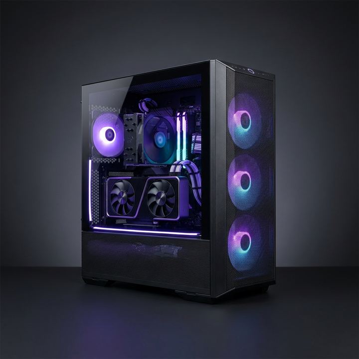 FrameBoost Pulse Black gaming PC
