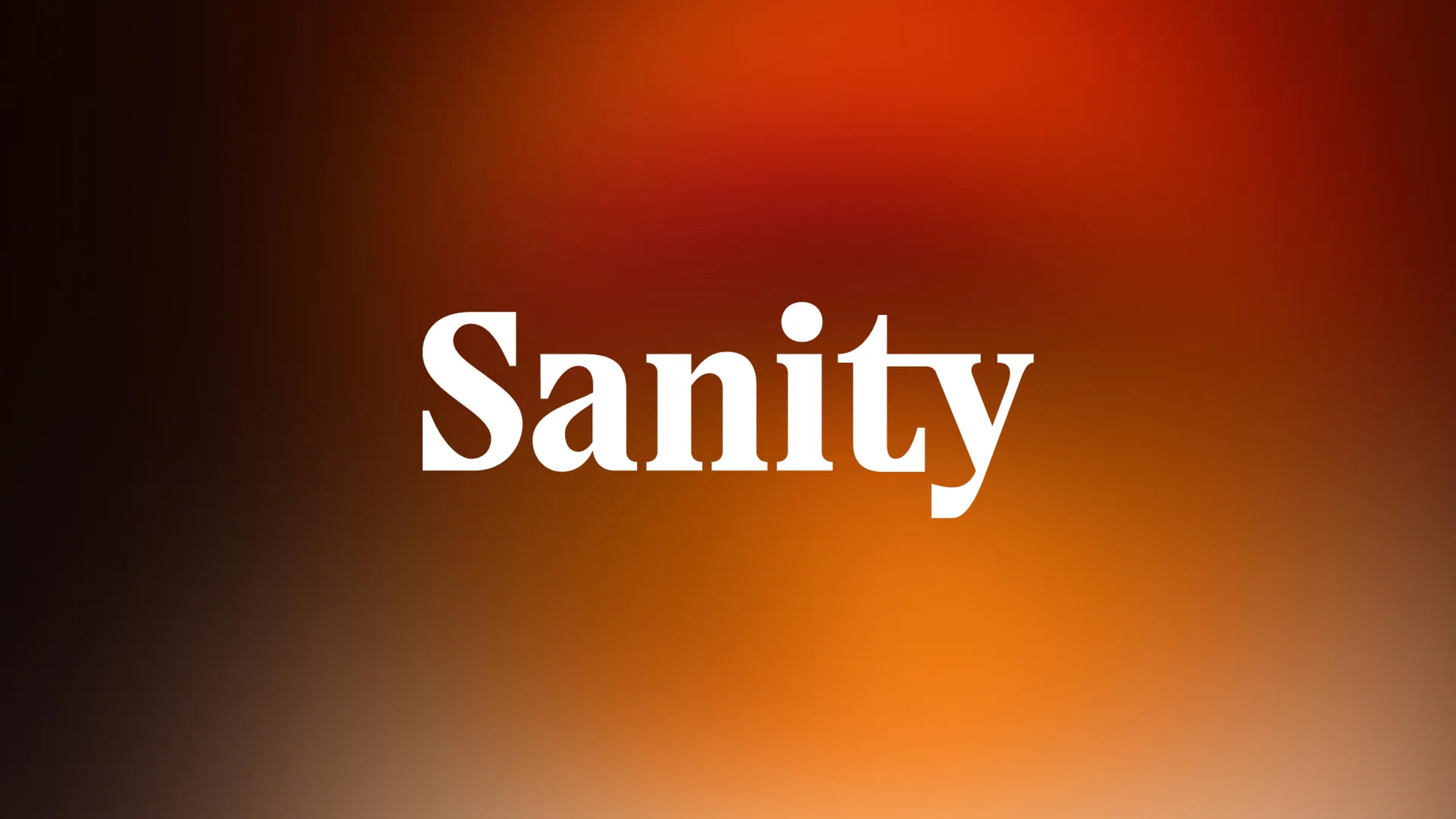 A visual mockup of the Sanity Studio logo.