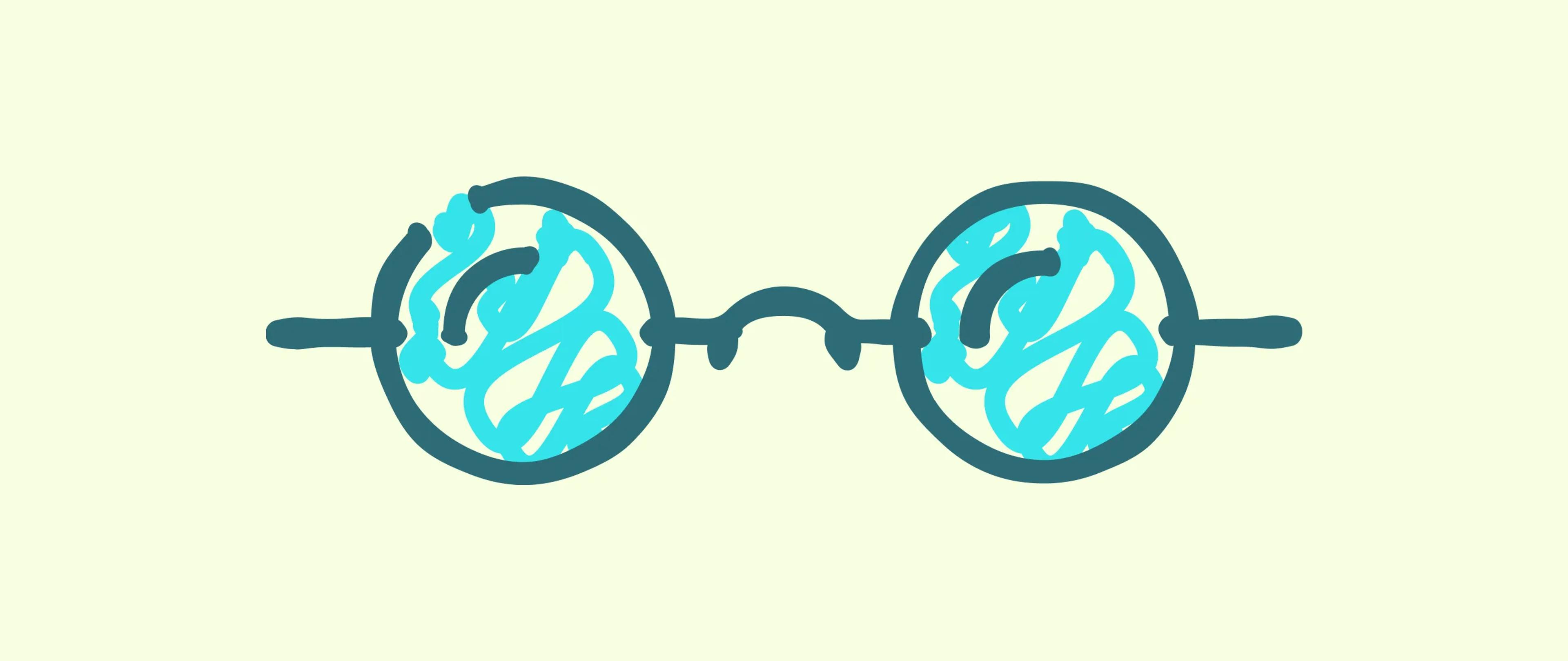 An illustration of some glasses.