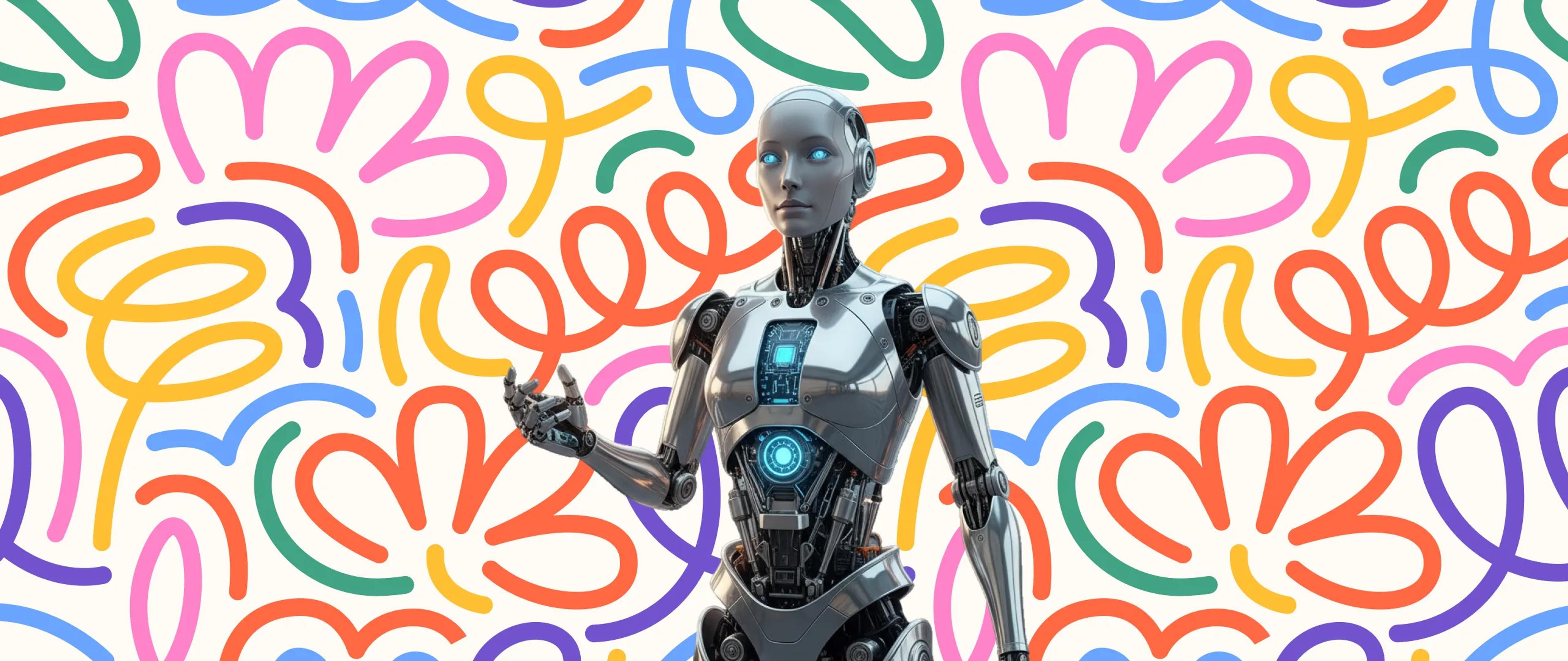 A mockup of an AI agent.