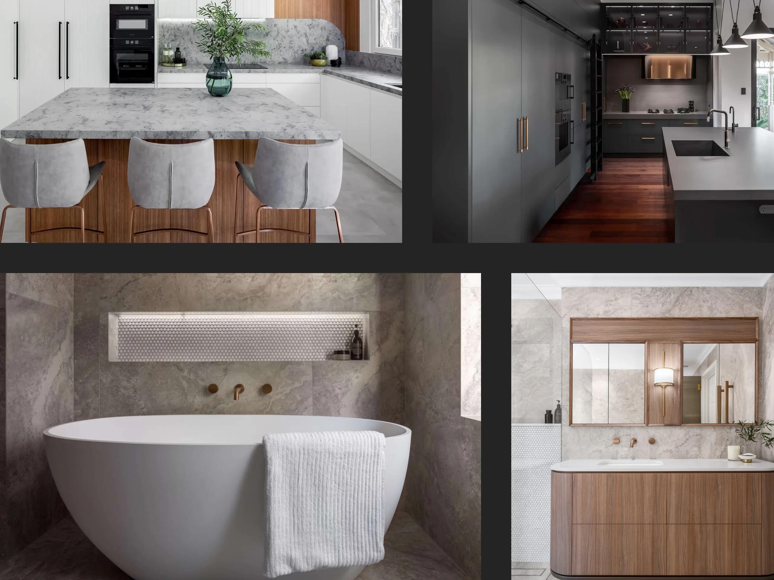 A mockup of some of the Lux Interiors photography.