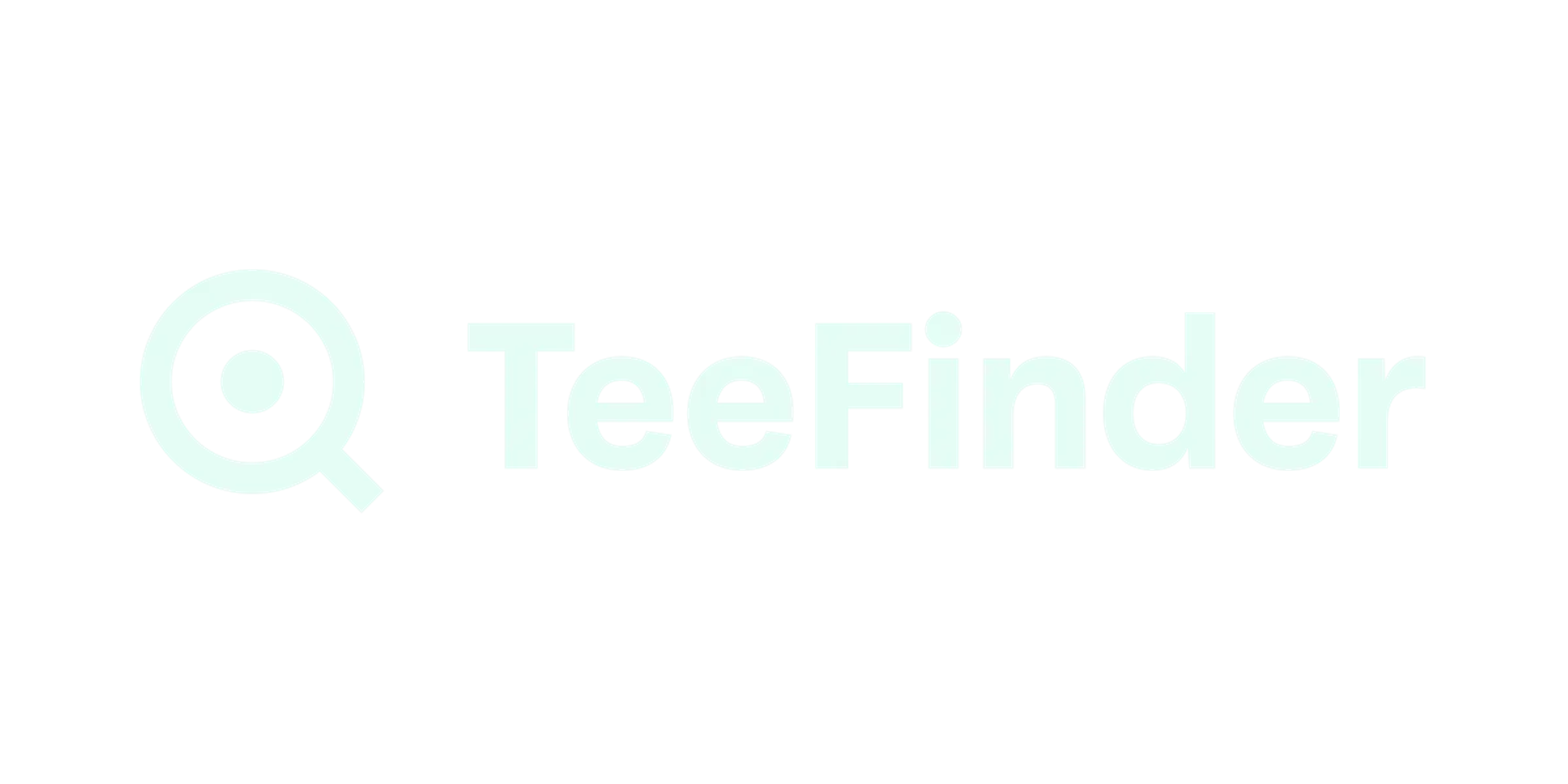 The TeeFinder logo