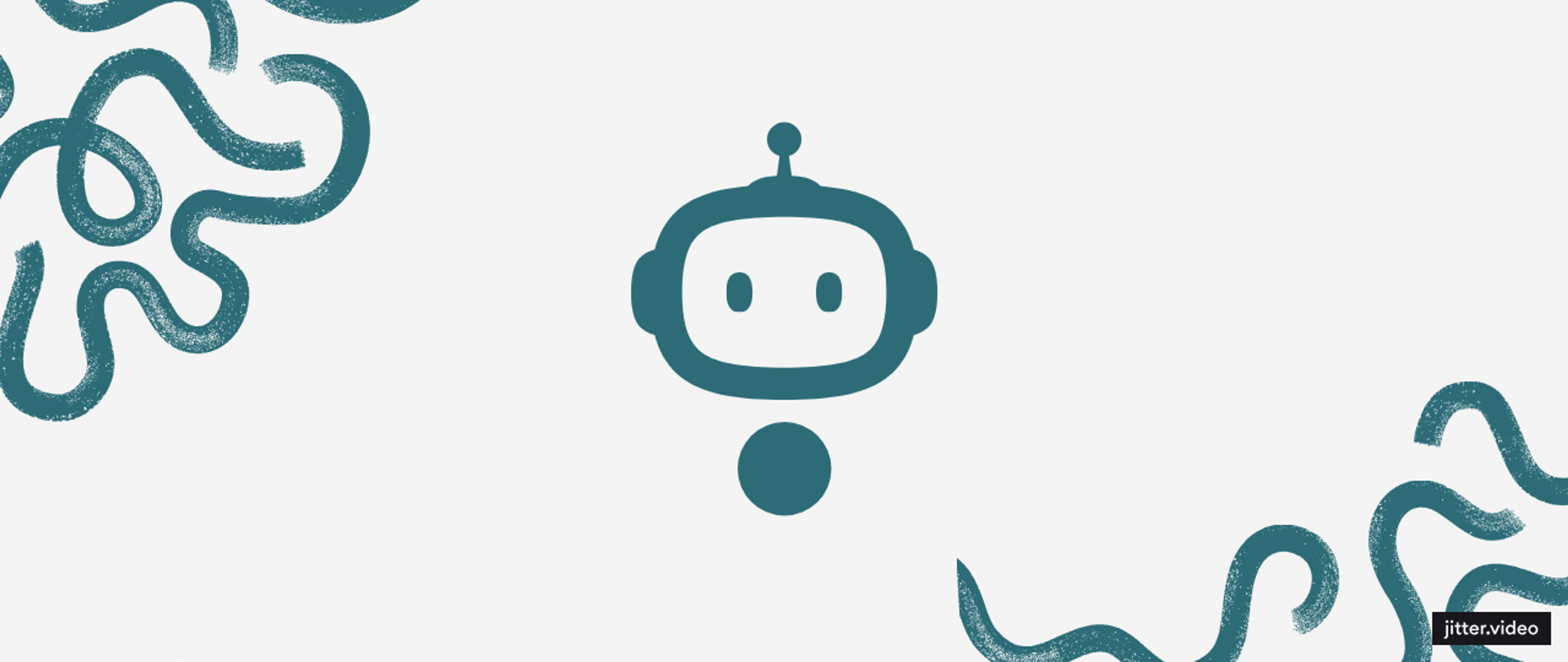 A gif of a little robot jumping around.