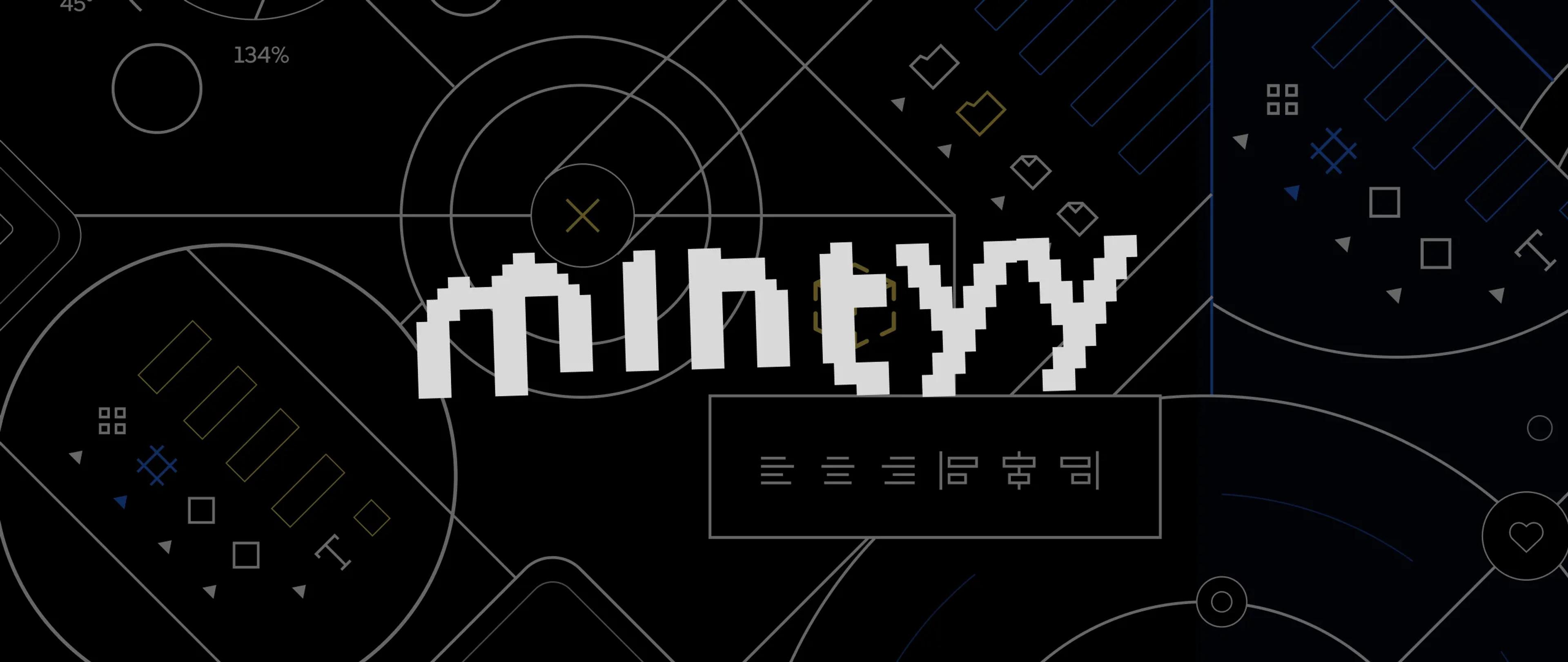 A pixelated Mintyy logo.