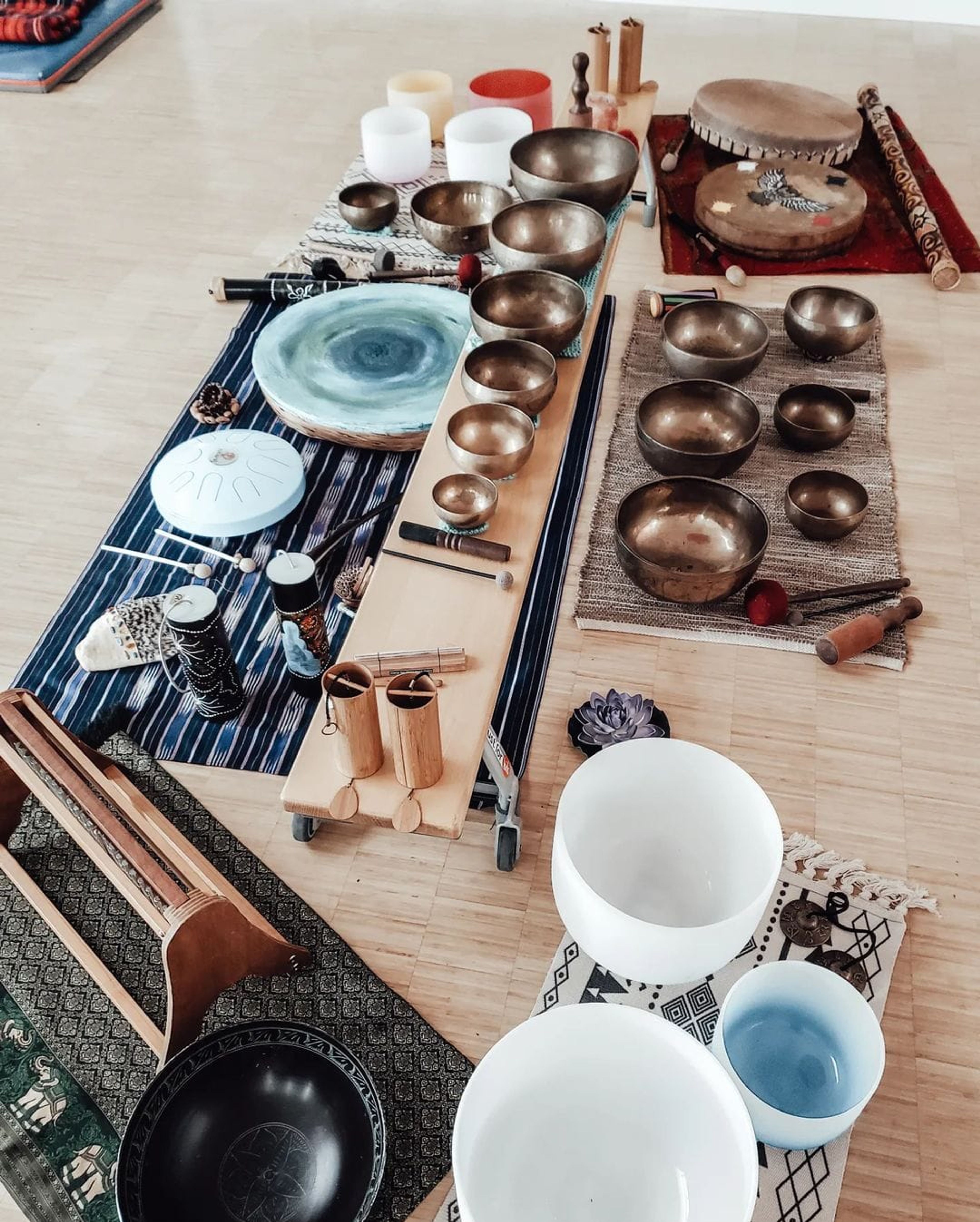 Instrumenter for sound meditasjon