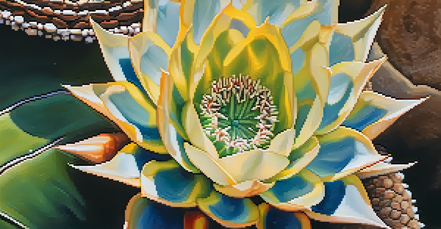 A close-up of a peyote cactus on a wooden surface, highlighting its textures and colors, with soft natural light creating gentle shadows.
