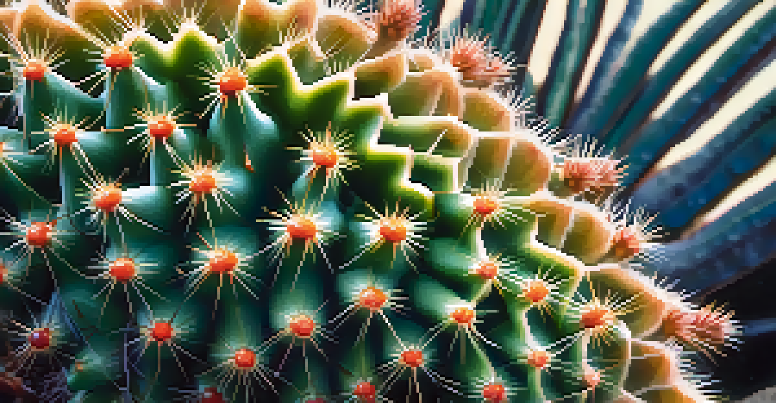 A close-up of a peyote cactus, showcasing its textures and details.
