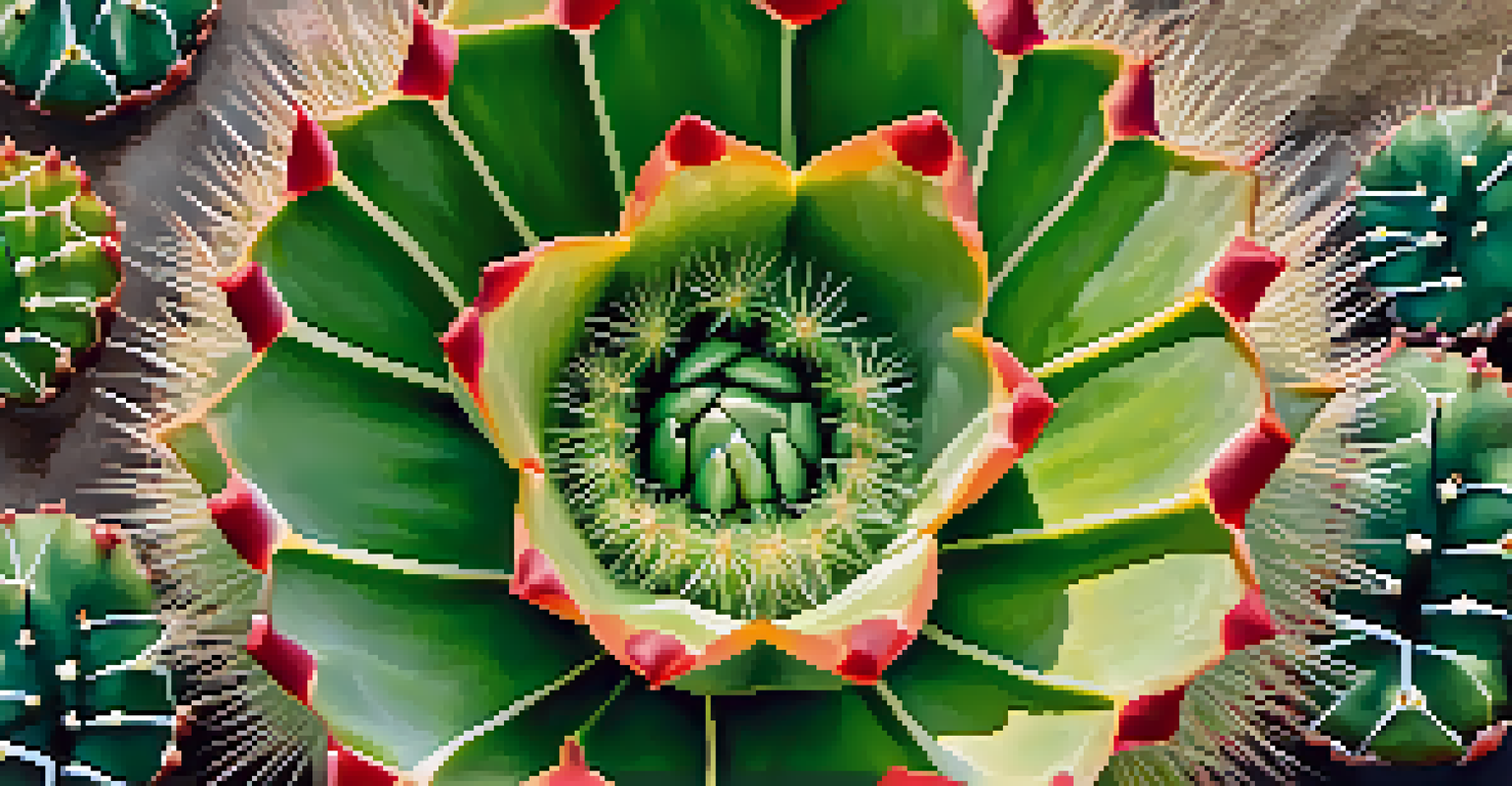 A detailed close-up of a peyote cactus, showcasing its unique texture and natural beauty.