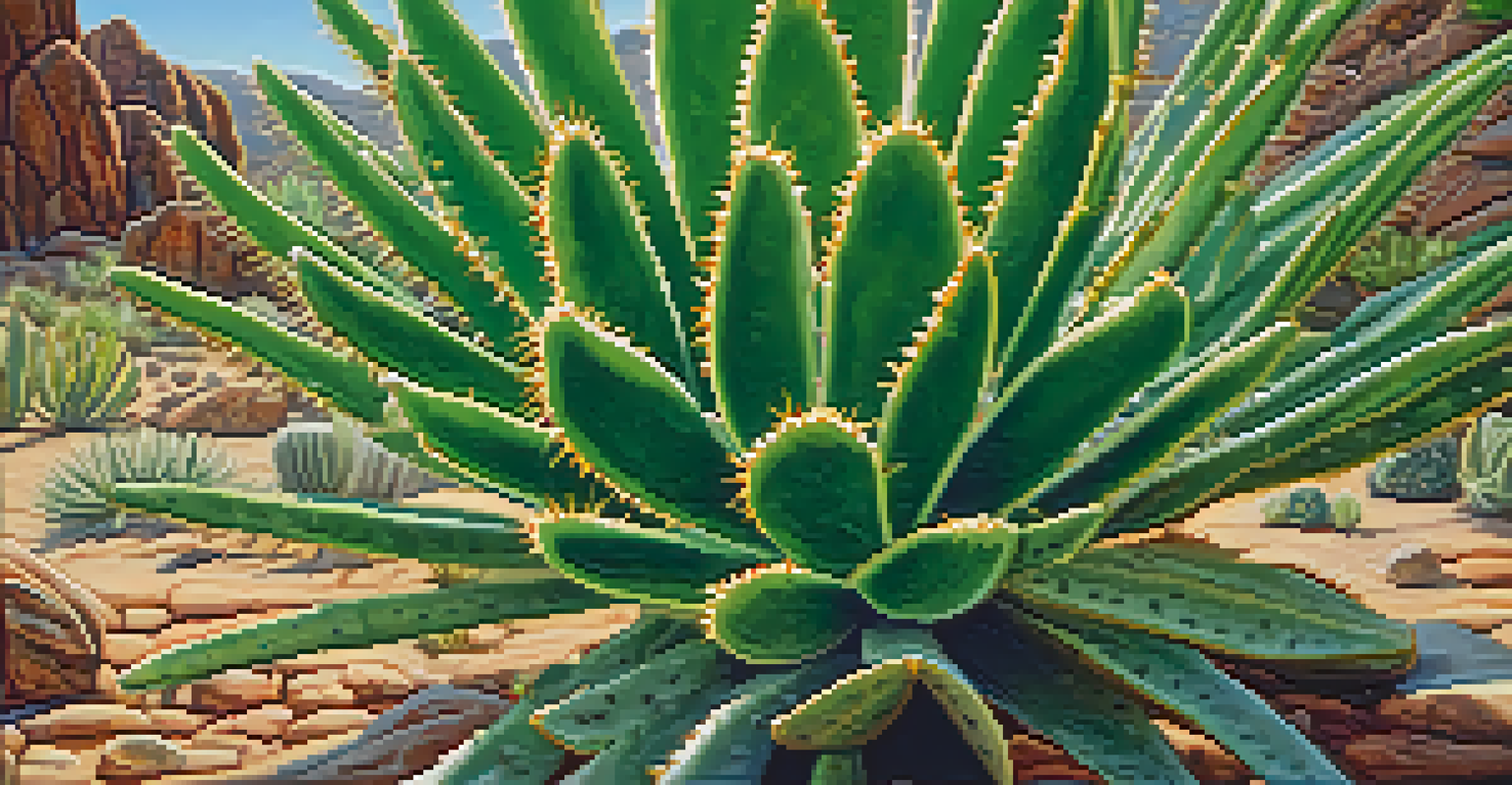 A detailed close-up of a peyote cactus, emphasizing its unique textures and colors in a natural setting.