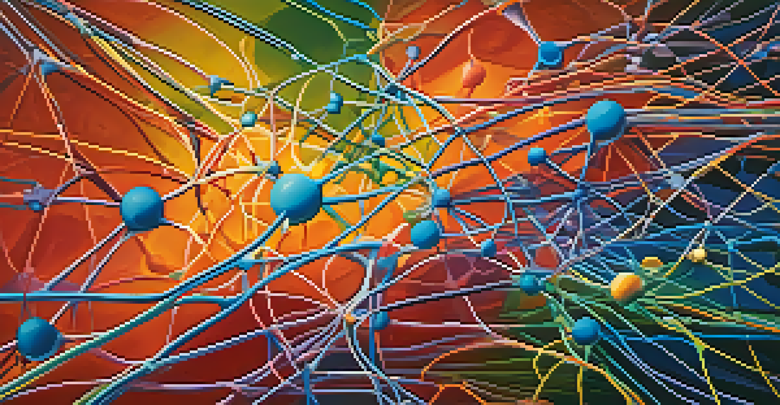An abstract image depicting colorful neural connections and brain activity patterns.