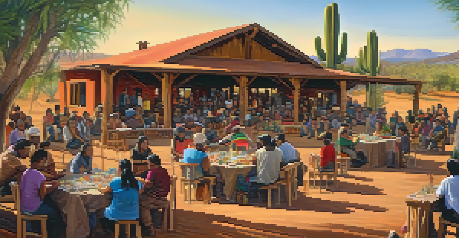 Community workshop on sustainable peyote harvesting with participants sharing knowledge.