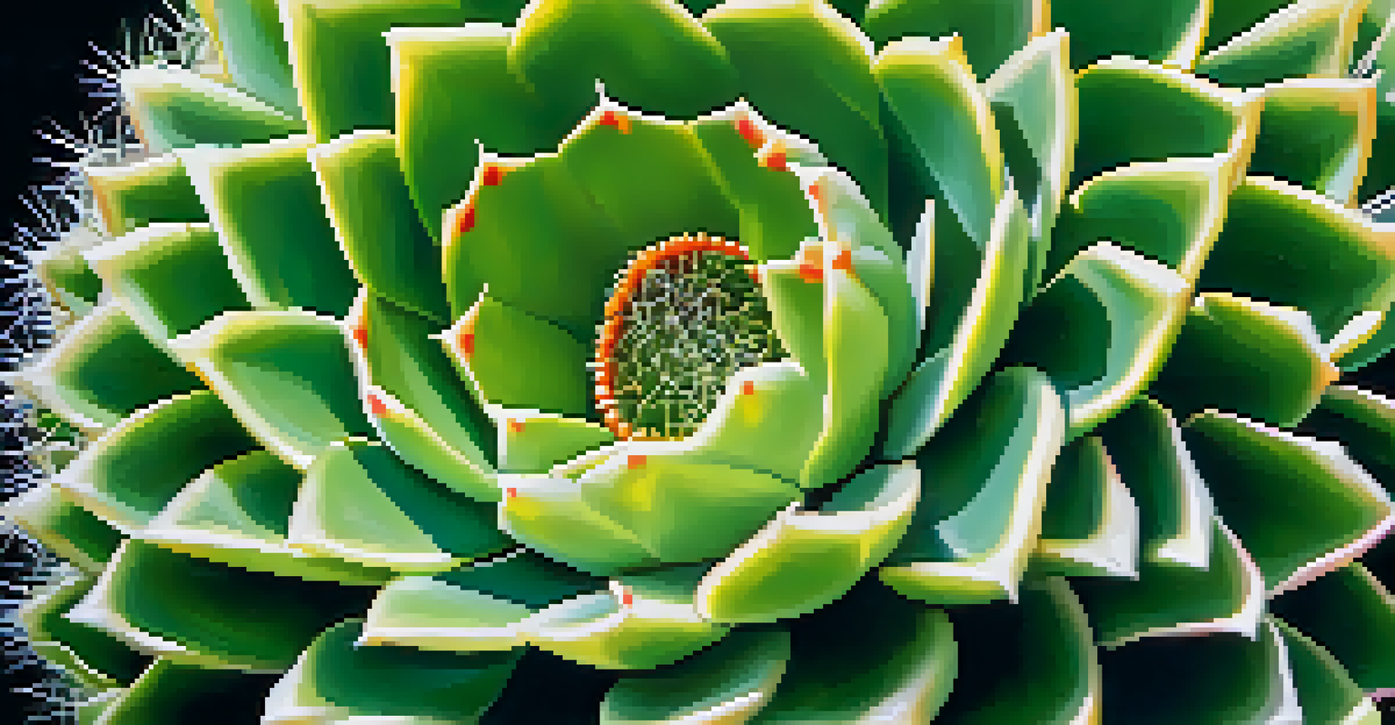 A close-up of a peyote cactus, highlighting its texture and vibrant green color under natural sunlight.