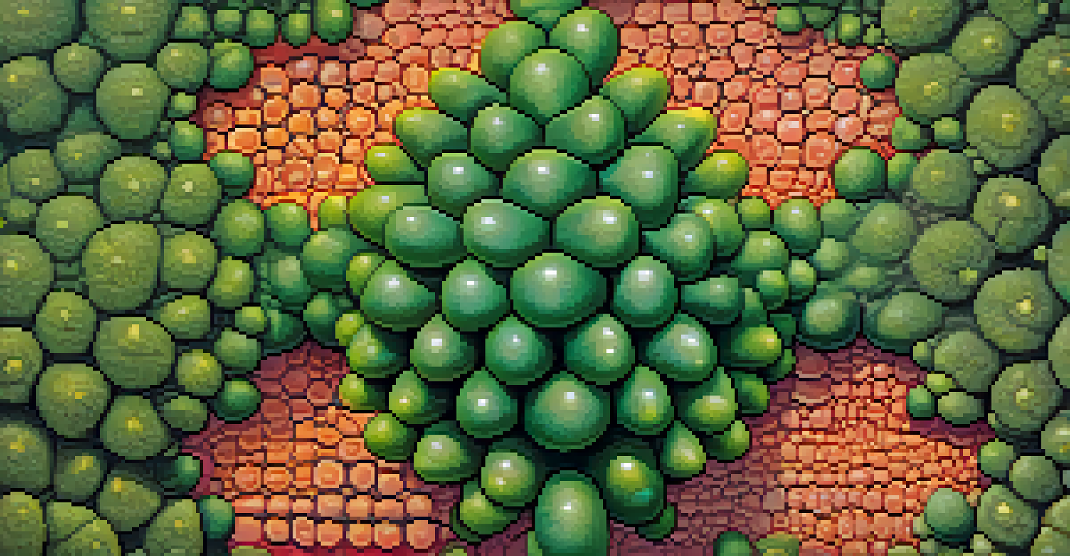 An artistic depiction of the mescaline chemical structure over a textured background resembling a Peyote cactus.