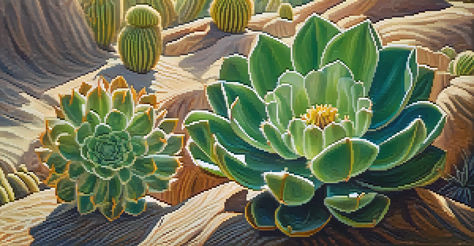 A close-up of a peyote cactus with detailed textures and a blurred background.