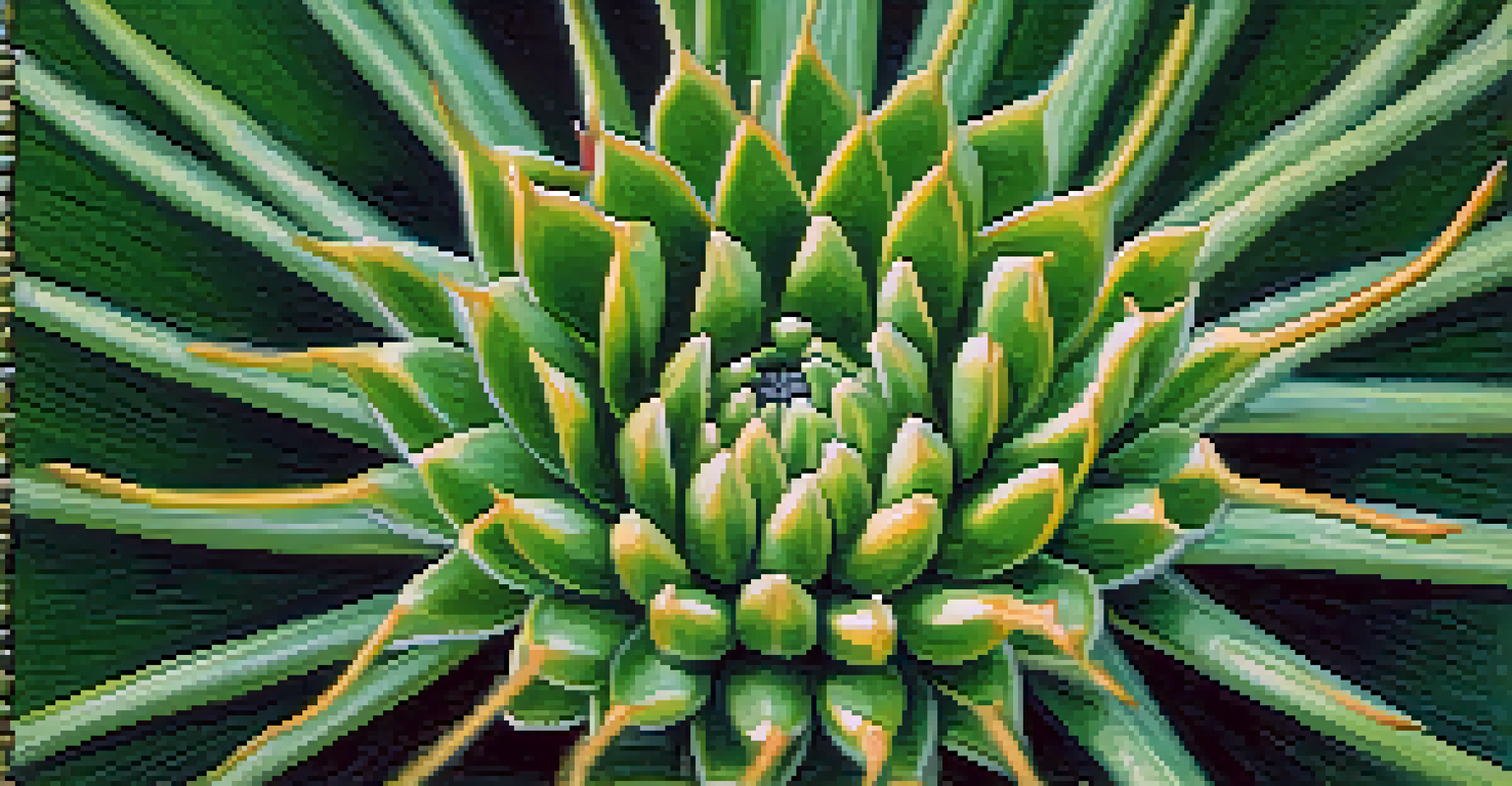 A detailed close-up of a peyote cactus highlighting its texture and color.