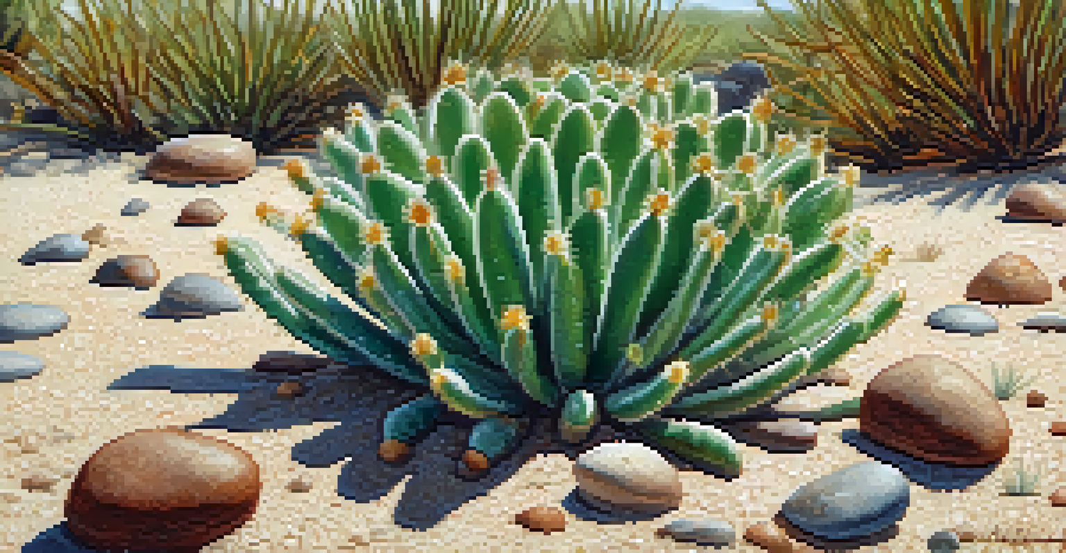 Close-up of a single peyote cactus with detailed texture and vibrant green color.