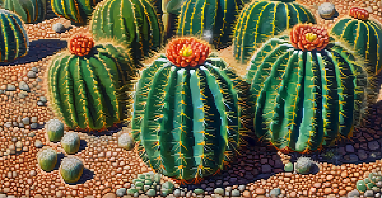 A close-up of a peyote cactus, focusing on its texture and vibrant colors against a blurred background.
