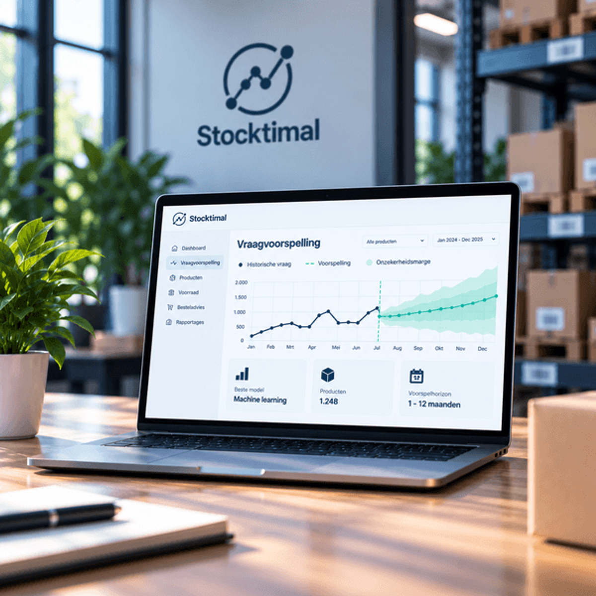 AI demand forecasting with Stocktimal