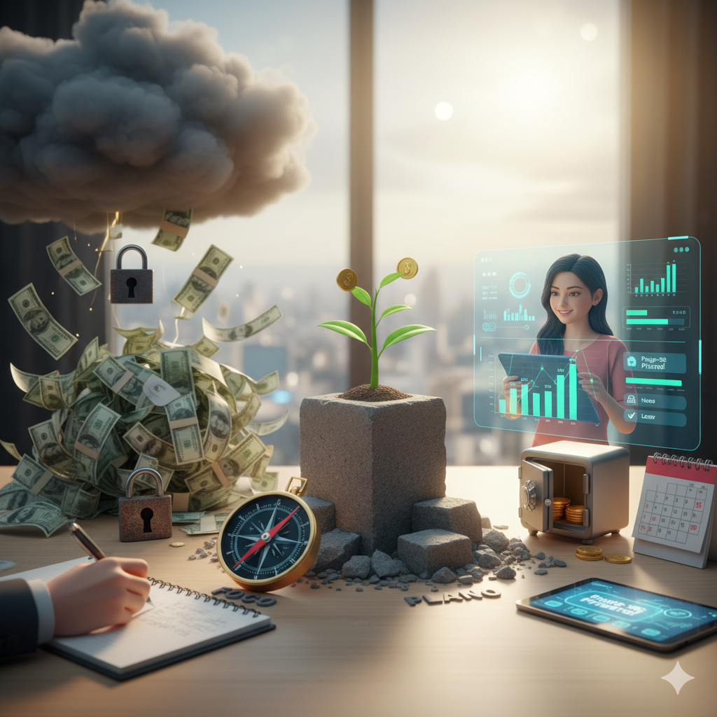 Imagem de capa do post: Controle Financeiro: O Alicerce para a Sua Liberdade e a Segurança da Sua Família