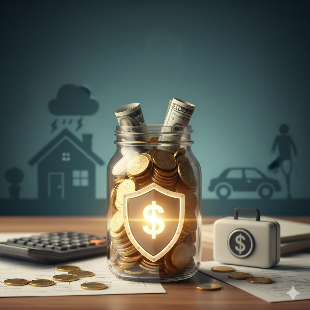 Imagem de capa do post: Reserva de Emergência: O Que É, Quanto Ter e Onde Guardar seu Colchão de Segurança (O Primeiro "Investimento")