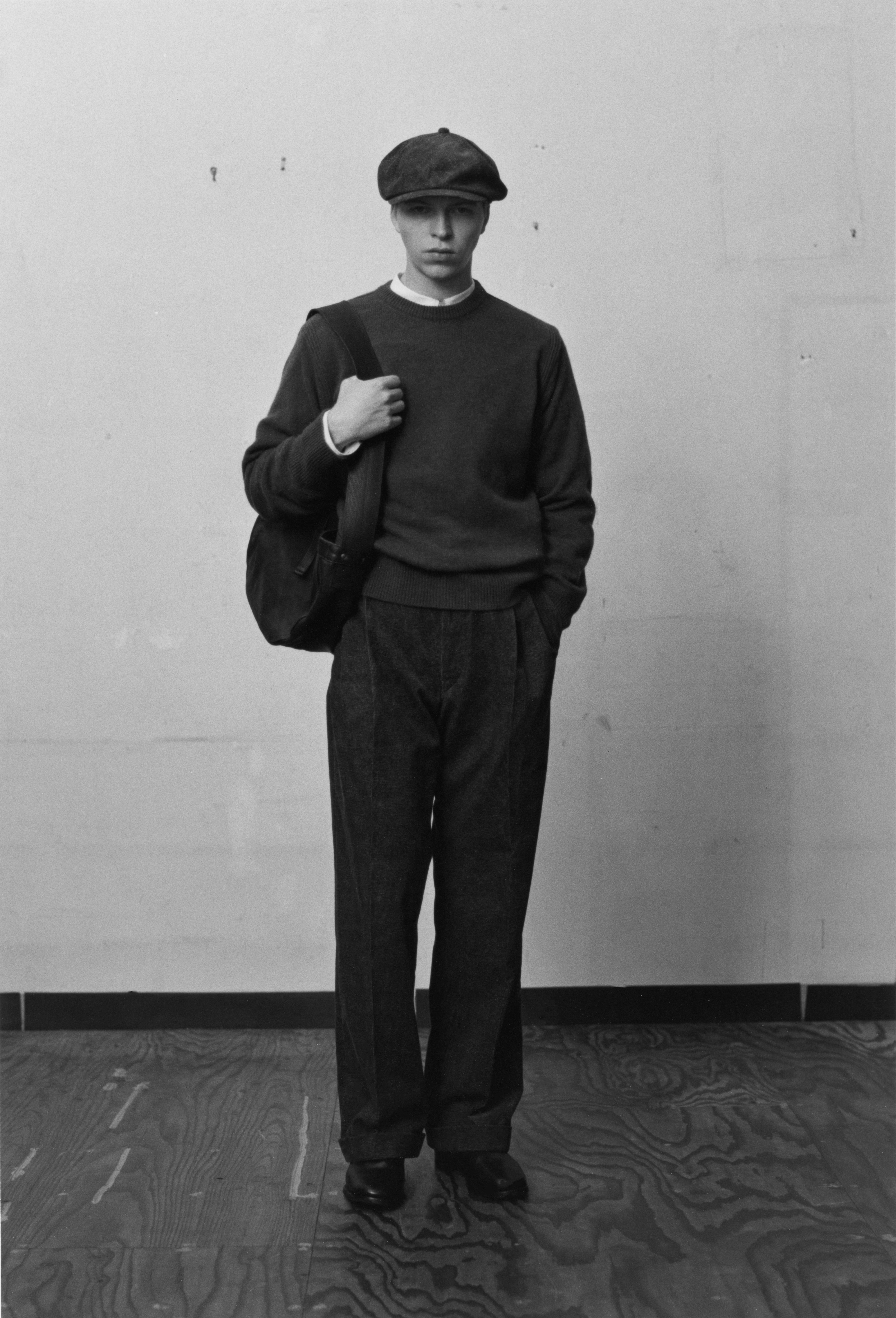 T.T.I.A Taiga Takahashi 墨染め トートバッグ T.T - 【ラスト1点】Lot.004 Newsboy Bag - TAIGA TAKAHASHI